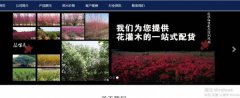 鄢陵县建*园林绿化工程有限公司网页制作平面设计案例作品